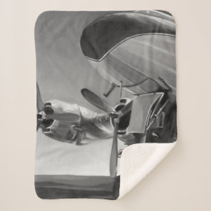 Aviation Icon Sherpa Blanket