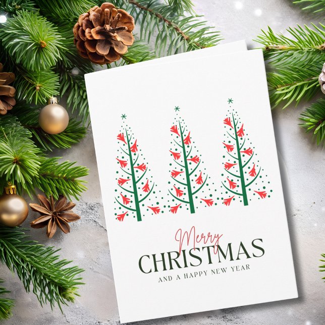 Aviation Jet Fighter Christmas Tree & Photo Funny Card (Creator Uploaded)