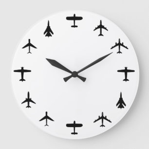 Aviation Large Clock