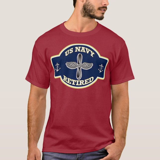 Aviation Machinists Mate Retired Rating Device T-Shirt (Front)