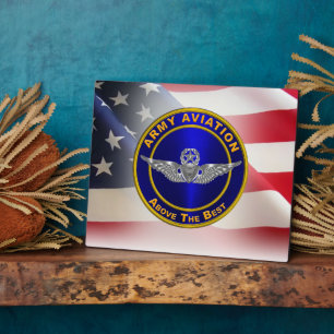 Aviation Master Aircrew Army Veteran Plaque