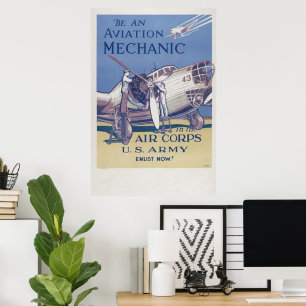 Aviation Mechanic Poster