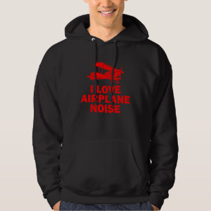 Aviation Pilot Aeroplane Cool Noise Plane Hoodie