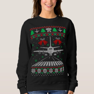 Aviation Pilots Ugly Christmas Sweater Flight Oper