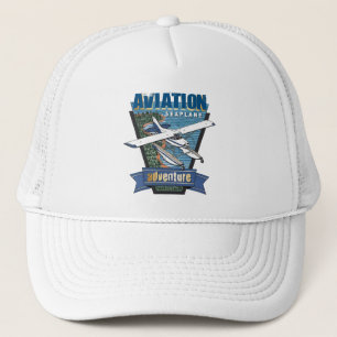 Aviation Seaplane Adventure Trucker Hat