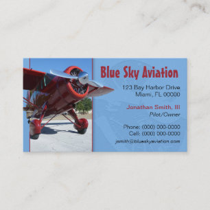 Aviation Services Business Card