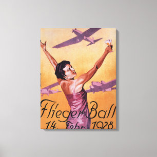Aviation Show at Hotel Wagner Promo Poster Canvas Print