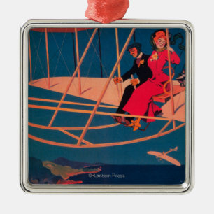 Aviation Sporting Poster Metal Tree Decoration