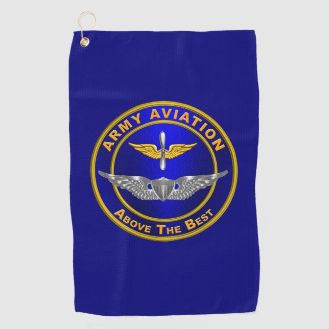 Aviation Wings Golf Towel (Front)
