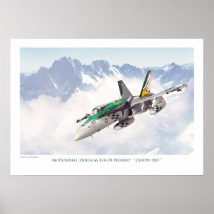 aviationart Poster F/A-18 Hornet Chippy Ho
