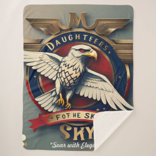 "Aviation's Female Pioneers" Sherpa Blanket