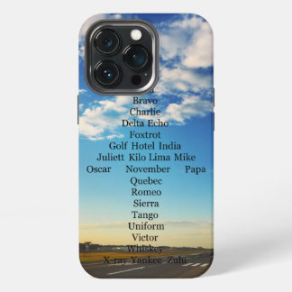 Aviator Alphabet Aeroplane  iPhone 13 Pro Case