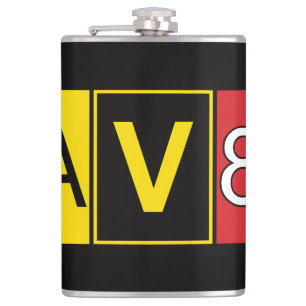 Aviator - AV8R - Hip Flask