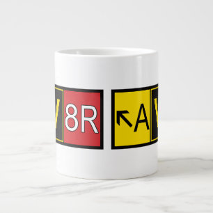 Aviator - AV8R -  Large Coffee Mug