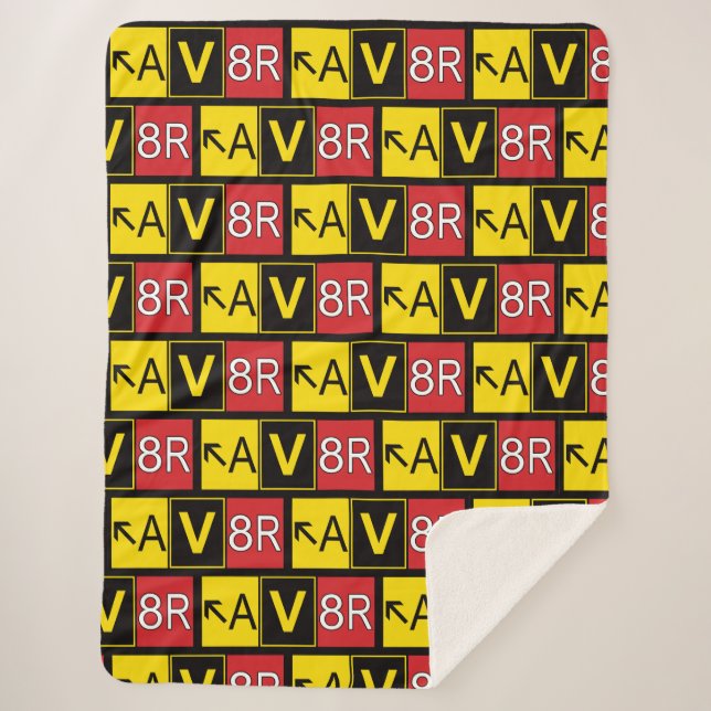 Aviator - AV8R -  Sherpa Blanket (Front)