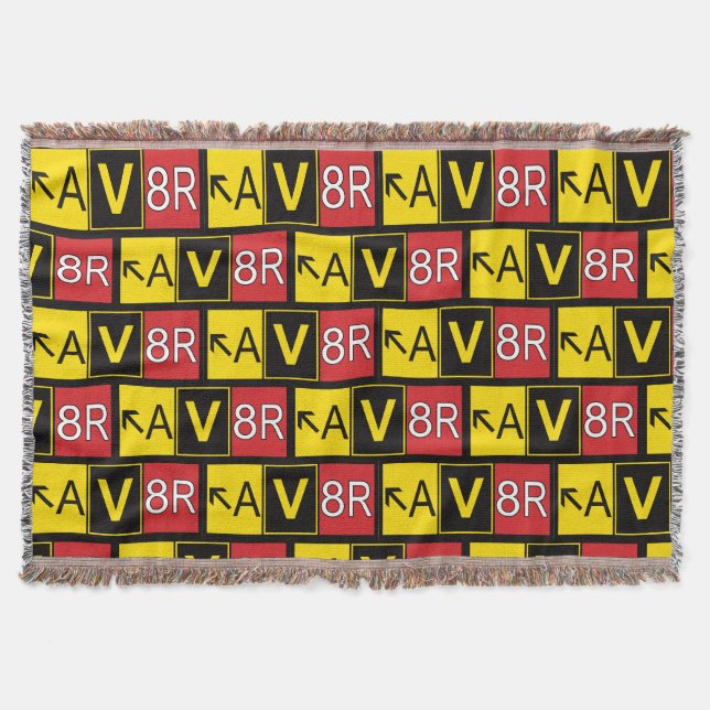 Aviator - AV8R - Throw Blanket (Front)