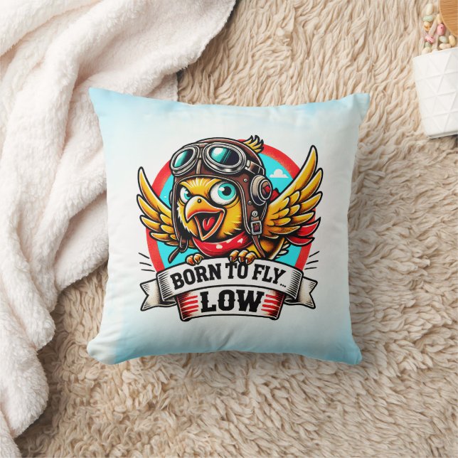 Aviator Chick Cushion (Blanket)