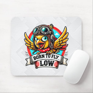 Aviator Chick Mouse Pad