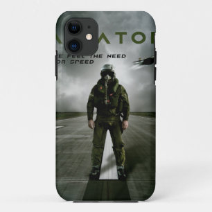Aviator Fighter Pilot iPhone 11 Case