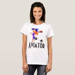 Aviator funny customisable T-Shirt