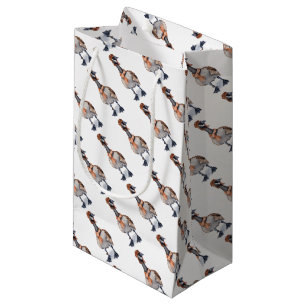 Aviator Goose Gift Wrap Small Gift Bag