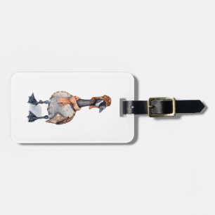 Aviator Goose Luggage Tag