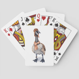 Aviator Goose Playing Cards