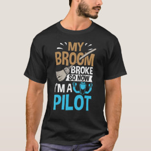 Aviator Outfit Pilot Training Aircraft Pilot Flyin T-Shirt