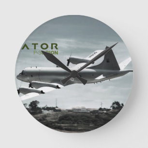 Aviator P3 Orion Airplane Round Clock
