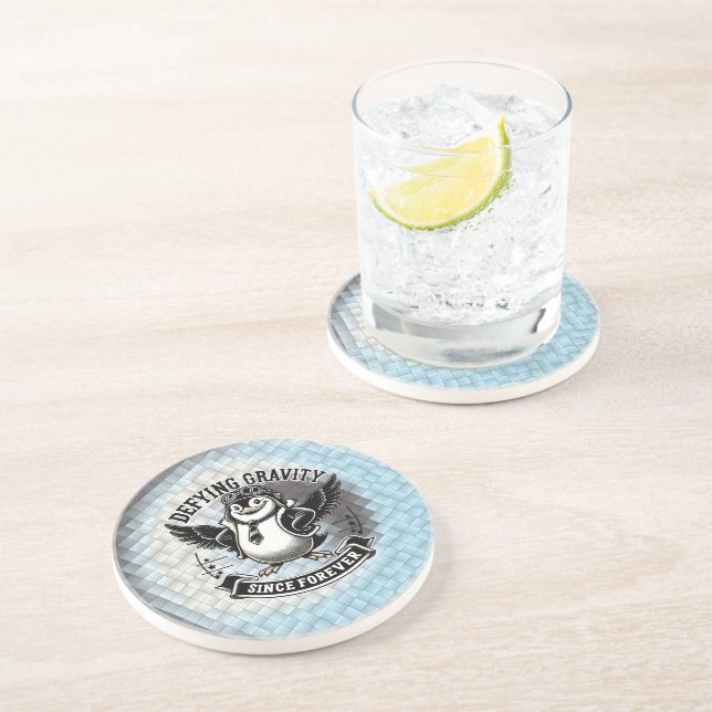 Aviator Penguin Coaster (Side)