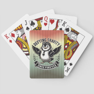 Aviator Penguin Playing Cards