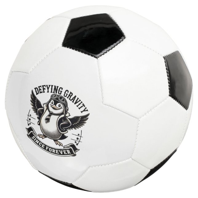 Aviator Penguin Soccer Ball (Three Quarter)