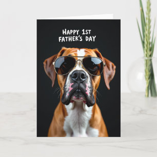 Aviator Pup Fathers Day Card