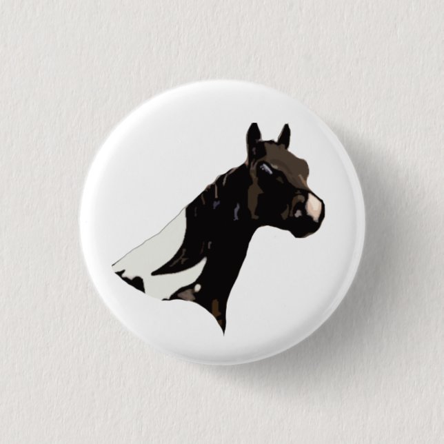 Aviator the Stock Horse Button (Front)