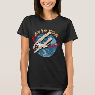 Aviator travelling the world T-Shirt