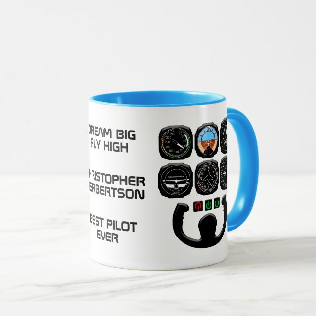 Aviator Unique And Funny Mug (Front Right)
