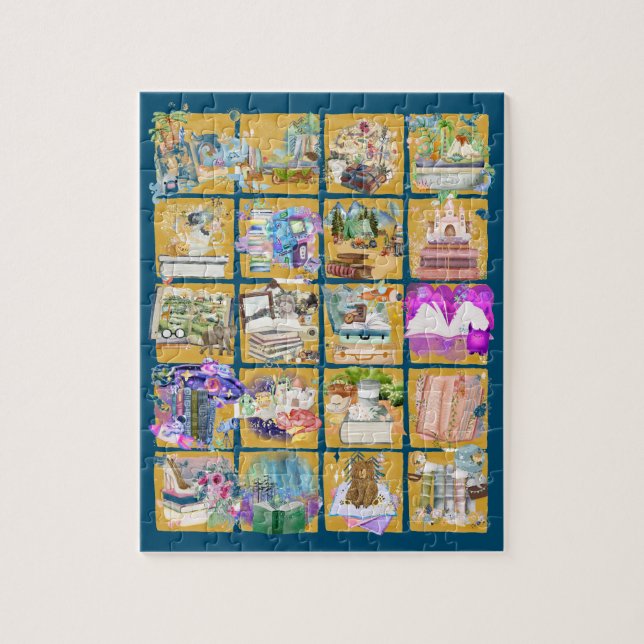 Avid Bibliophile Jigsaw Puzzle (Vertical)