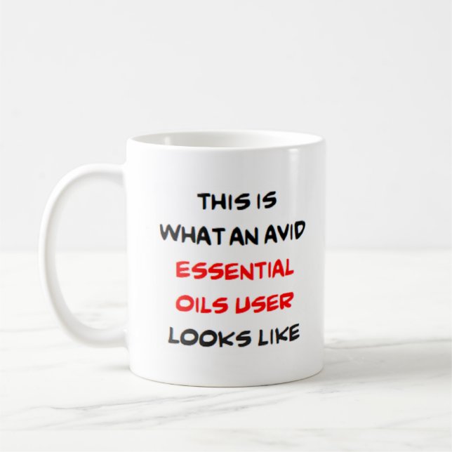 avid essential oils user coffee mug (Left)