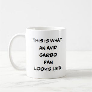 avid garbo fan coffee mug
