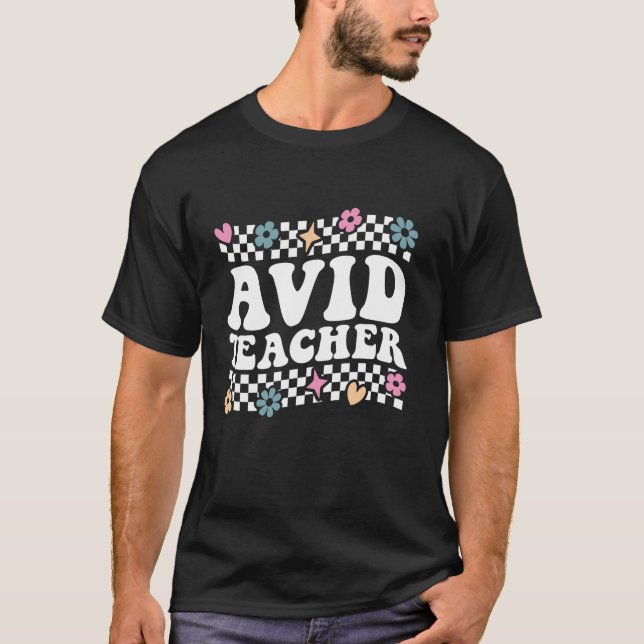 Avid Program Teacher Supplies School Team Group Lo T-Shirt (Front)