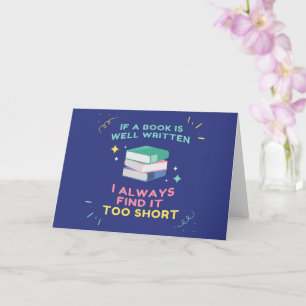 Avid Reader I - Jane Austen Quote Card