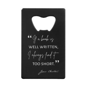 Avid Reader II - Jane Austen Quote