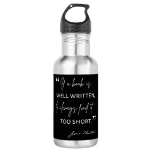 Avid Reader II - Jane Austen Quote 532 Ml Water Bottle