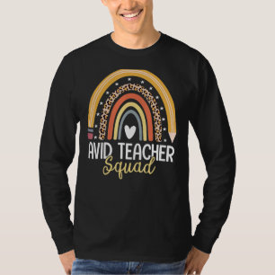 Avid Teacher Squad Team Avid Program Educator Appr T-Shirt