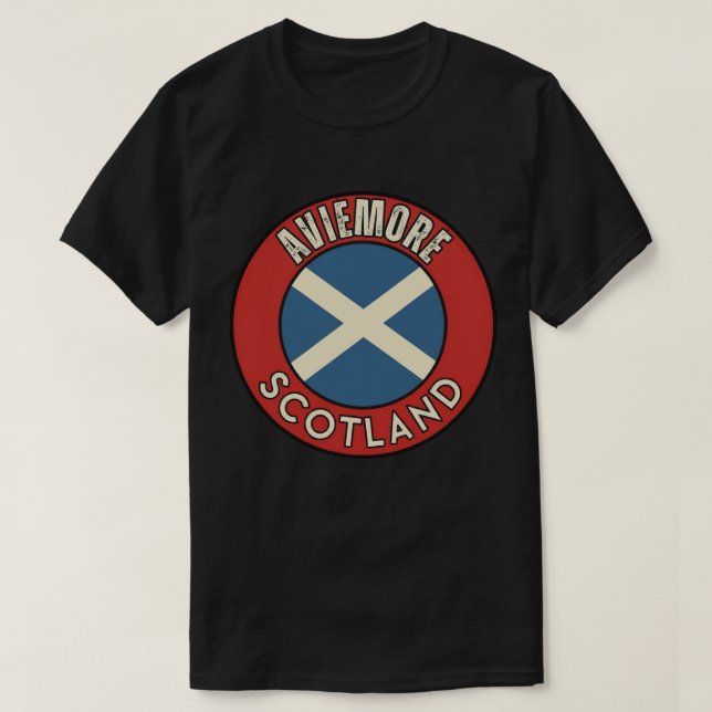 Aviemore, Scotland T-Shirt (Design Front)