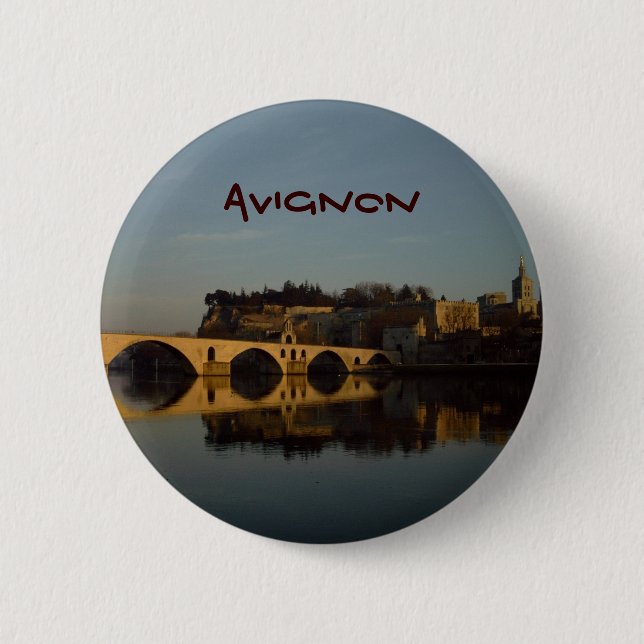 Avignon 6 Cm Round Badge (Front)