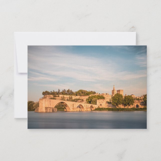 Avignon Bridge France Card (Front)