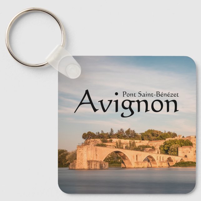 Avignon Bridge France Key Ring (Front)