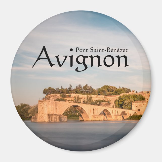 Avignon Bridge France Magnet (Front)