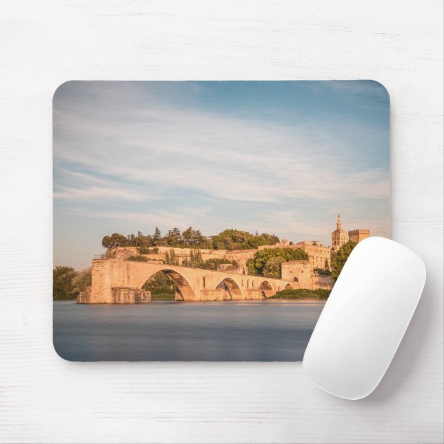 Avignon Bridge France Mouse Pad (With Mouse)